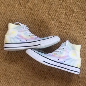 Pastel Tie Dye Converse High Tops